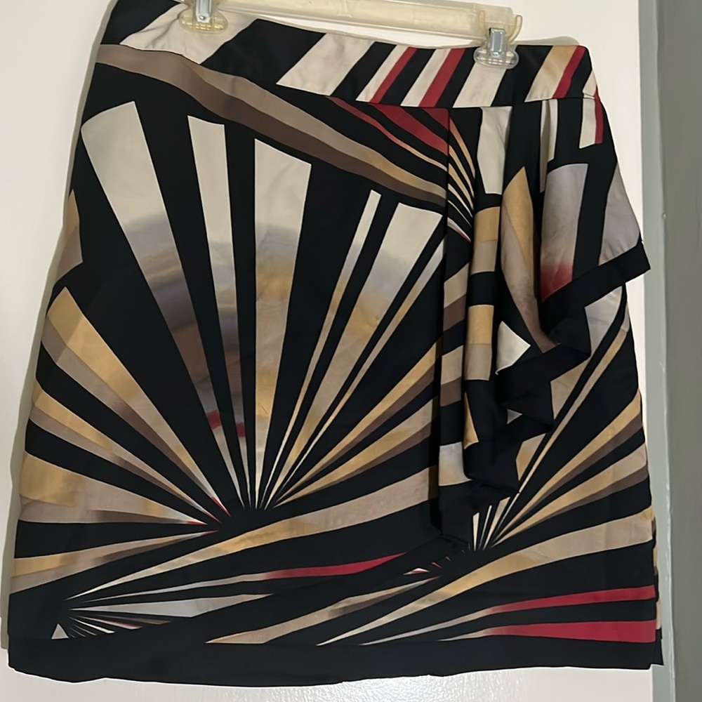 Woman’s multicolored skirt